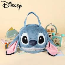 Túi đeo vai nhồi bông Zootopia chính hãng của Disney, hình Judy, Nick, Stitch, Lotso, dung tích lớn, quà tặng sinh nhật cho trẻ em. - Nhiều màu - Xem 14