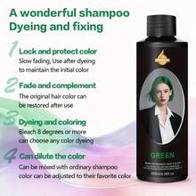SUMIFANG 268ml Long-Lasting Multi-Color Hair Dye, Gentle Coloring With High Color Concentration, Non-Irritating Ingredients, Minimal Hair Damage, Highly Saturated Colors, Transparent & Luxurious Appearance, Easy To Use - Green - View 8