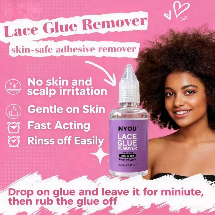 快速去除接发胶水喷雾，快速去除接发胶水，胶带式接发去除剂 30毫升/1盎司 - 30ML - 查看 1