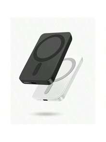 MagSafe Compatible Portable Charger, 5000mAh/10000mAh  Magnetic Power Bank For IPhone 17/16/15/14/13/12,Battery Pack, Easter/Mother's Day/Father's Day/Holiday Gift, Outdoor Travel Use - 白色 - 查看 9