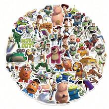 Bộ 50 miếng dán trang trí theo phong cách Disney Toy Story chính hãng, vui nhộn, thích hợp để dán lên điện thoại, hành lý và sổ lưu niệm. - 50pcs - Xem 8