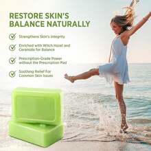 Tea Tree Essential Oil Soap Handmade Soap,Shower Essentials , Deep Cleansing Skin,Body Care Moisturizing Skin Suitable,Hygiene Products,Bathroom Accesssories Suitable For All Skin Types, Essential For Summer Travel 12pcs (100g Soap * 6+Foam Mesh * 6) - 茶樹款 - 查看 5