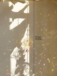 1件装花朵造型水晶吊坠，牡丹花造型，彩虹造型，窗户装饰，唯美房间装饰，波西米亚风家居装饰，禅意瑜伽工作室装饰，神秘饰品，魔法彩虹棱镜墙饰，花园装饰 - G - 查看 13