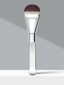 1/3pcs Multi-Functional Tongue-Shaped Foundation Brush, Easily Create Perfect Makeup Base And Facial Mask Care, Ultra-Fine Flat Foundation Brush, Round Face Contour Brush, Flat Contour Brush, Multi-Functional Brush - Multicolor - View 9