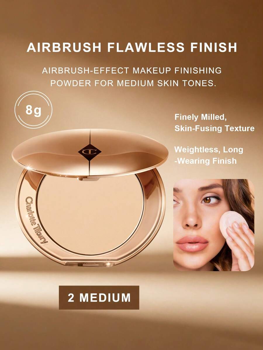 Charlotte Tilbury 喷枪无瑕妆容 - 2号中号 8克 - 2 MEDIUM 8g - 查看 1