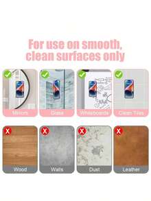 Soporte plegable para teléfono con ventosa de silicona, soporte de manos libres ajustable para teléfono, sin necesidad de perforar para escritorio o ventana del coche, se adapta a todos los teléfonos inteligentes - A - Ver 9