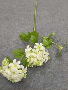 1pc French Style Double-Headed Wooden Hydrangea Flower, New Artificial Silk Hydrangea Flower In Blooming State, Suitable For Wedding Decoration, Home Decor, Spring Decoration, Indoor Decoration, Bedroom Decor, Living Room Decor, Outdoor Decoration, Garden Decor. Artificial Flower, Artificial Hydrangea. - Multicolor - View 6