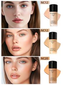 MAC Studio Fix Fluid SPF 15 24小时哑光粉底液（控油）- NC12-1，1 液盎司/30 毫升 - 無瑕粉底液(新)NC12(30ml) - 查看 8