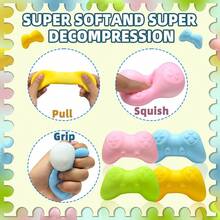 1/2/4/8/24 pièces Set Cadeaux de fête Jouets Squishy, Squishies mignons, Jouets sensoriels, Remplisseurs de sacs cadeaux, Balles anti-stress, Jouets de compression, Cadeaux d'anniversaire, Remplisseurs de bas de Noël, Remplisseurs de sacs cadeaux, Styles et couleurs aléatoires - Multicolore - Voir 3