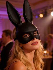 Rabbit Mask, Masquerade Bunny Ears Mask, Bunny Girl Mask, Halloween Bunny Dance Party1pcs - Multicolor - View 4