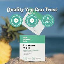 Toallitas de algodón orgánico para piel sensible | Toallitas suaves para rostro y Body con pH equilibrado, sin fragancia, naturales, ideales para el cuidado íntimo - 15 unidades (paquete de 1) - Ver 6