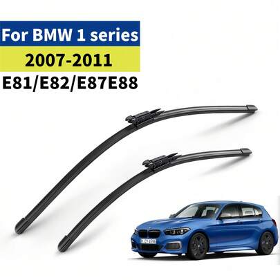 2 Juego de escobillas limpiaparabrisas de repuesto para BMW Serie 1 2007-2011, equipamiento original para parabrisas - 20"/20" (Juego de 2)