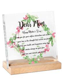 2D Flat, 1pc Exquisite Heart-Shaped Decorative Plaque - Beautiful Floral Desktop Decor - Perfect Gift For Mom To Daughter, Suitable For Graduation, Birthday, Wedding, Christmas And Other Occasions, Multi-Pack Party Favors - A - View 18