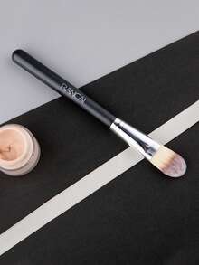 1pc Makeup Brushes Powder Contour Eyeshadow Make Up Brush Animal Hair Wood Handle High Quality Cosmetic Tool Artist - Black - View 6