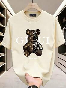 GucciS Modern Elegant And Timeless Classic USA-Shirt-LeeS/DiorSSNew Casual-Shirts Men And WomenUnisex Casual-Shirts - 杏色 - 查看 10
