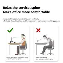 笔记本电脑支架，可折叠可调节铝合金电脑平板支架，笔记本电脑桌面支架，散热 - 查看 7