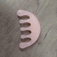 1个树脂按摩梳，头部按摩工具，用于身体放松 - 彩色 - 查看 12