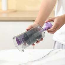 Máquina para hacer granizados, máquina eléctrica para hacer hielo con molde de silicona, recargable mediante USB. - Morado Violeta - Ver 3