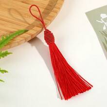 10pcs 13cm Polyester Silk Tassel Mixed Color Bookmarks, Curtain Sewing DIY Handicraft Decorative Hanging Ornaments - Tassels - View 24