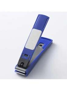 KAI Large Stainless Steel Nail Clipper With Built-In Nail File And Clipping Catcher, Precision Sharp Edge Fingernail And Toenail Cutter, Professional Nail Trimmer Grooming Tool For Men Women Home Salon Use - Blue - View 5