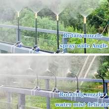 Free Bending Universal Sprinkler Set, Equipped With 8mm Hose Courtyard Sprinkler Cooling System, 7.87 Inch Hose With 360 Degree Adjustable Brass Nozzle, Suitable For Vegetable, Lawn And Garden Irrigation Systems - Universal Set - View 9