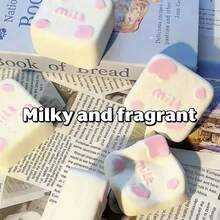 慢回弹食物造型软绵绵玩具，蛋糕、吐司、面包，挤压减压玩具 - 彩色 - 查看 3