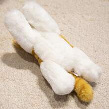 26厘米/10.23英寸卧姿猫毛绒玩具，柔软蓬松，金丝虎斑/暹罗/三花猫款式，逼真猫咪毛绒玩具，生日和节日礼物，男孩女孩收藏玩具，万圣节和圣诞节礼物，儿童节礼物 - 彩色 - 查看 9