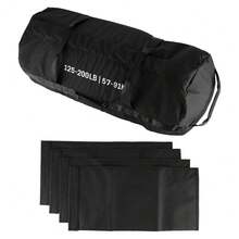 Adjustable Sand Bags For Working Out,Sandbags For Workout For Yoga, Strength Training And Full-Body Workouts - XL (125-200 libras) - Ver 1