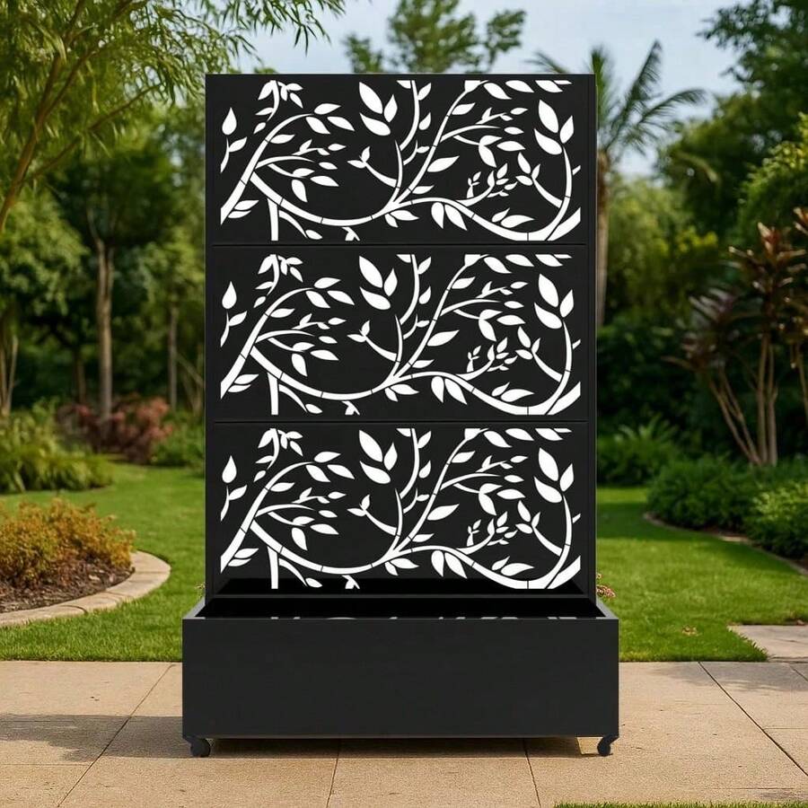 Garden Privacy & Protective Screens - Black - View 1