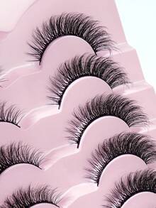 Natural Looking False Eyelashes, Suitable For Daily Wear - Black - View 6