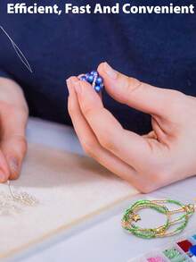 The Third Generation Features Two Large Eye Needles, Clay Bead Needles, And Stainless Steel Needles For Making Bracelets, Necklaces, And Jewelry - Multicolor - View 6