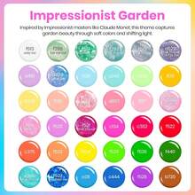 Beetles 36 Colors Gel Nail Polish Set, Pastel Jelly Pink Purple White Green Glitter Gel Kit With Base & Top Coat, Nail Tools, Soak Off UV Nail Art, Salon DIY Manicure Gift For Women - 36 colors Pastel Polish - 查看 2