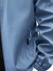 Men Jackets And Coats - 藍色 - 查看 3