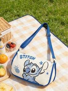 Disney Lilo & Stitch Crossbody Bag for Women & Girls - Cute Canvas Shoulder Purse with Exquisite Stitch Graphic Print, Large Capacity Zipper Closure, Adjustable Strap , Ideal for Casual Daily Use, Travel, School, Shopping, Gifts , Kawaii Anime Inspired pashion Clean - 彩色 - 查看 8