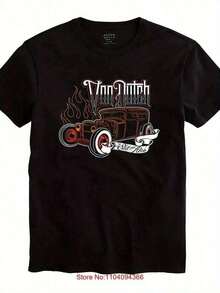 -Shirt Von Car Dutch Men Unisex Black Shirt Size S-3XL - 黑色 - 查看 7
