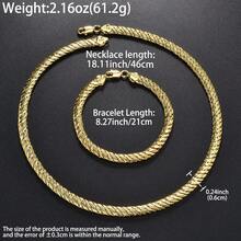 2pcs 18K Gold Color Chain Necklace, Waterproof Minimalist Clavicle Necklace For Women, Daily Wear - Gold 2 - View 9
