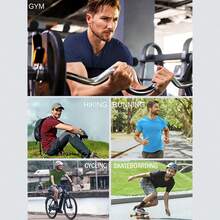Veldtholos 6pcs Men's Breathable Athletic Short Sleeve T-Shirts-Moisture-Wicking Quick-Dry Workout Tops - PHA MÀU A - Xem 5