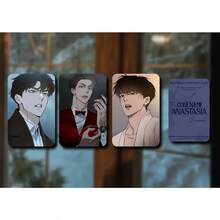 1pc 55pcs Anime Character Mini Cards, Korean Manhwa LOMO Holographic Postcards, Suitable For Collection, Photo Wall Decor, Gift For Friends - Multicolor - View 7