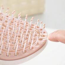 Women's Fluffy High Crown Hairstyle Comb, Detachable Self-Cleaning Hollow Comb, Home Scalp Massage Hair Brush - Multicolor - View 11