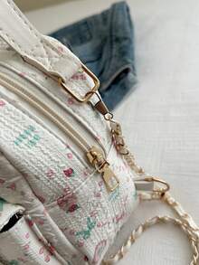 New Classic All-Match Cartoon Rabbit Fashion Cute Versatile Large Capacity Minimalist Portable Travel Backpack Suitable For Any Occasion - White - View 5