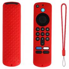 适用于2025款Fire TV Stick 4K/HD遥控器的硅胶保护套，带挂绳，软壳遥控器套 - 多色 - 查看 15