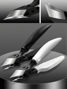 新款弯刃指甲钳、尖嘴指甲槽钳、不锈钢宽口斜口指甲钳、不锈钢鹰嘴钳、专用足部指甲修剪工具、死皮指甲钳 - 彩色 - 查看 1