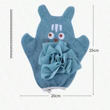 Bông tắm tẩy tế bào chết mềm mại cho trẻ em, dịu nhẹ cho da, tạo bọt tốt, thiết kế hoạt hình dễ thương cho bé tắm. - Nhiều màu - Xem 3