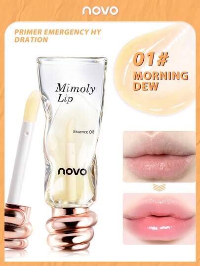 NOVO Bálsamo labial hidratante, nutritivo e hidratante - Atenúa las líneas de los labios, previene la sequedad y las grietas. Cuidado labial no graso, apto para hombres y mujeres, estudiantes y viajeros. Excelente opción de regalo.