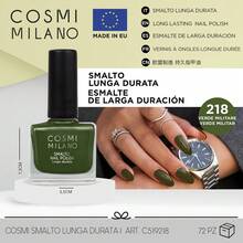 COSMI MILANO Esmalte de uñas - VERDE MILITARE 218+BLU PETROLIO 219+VINACCIA VINO 138 - Ver 8