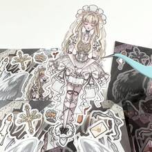 1个原装黑暗天使娃娃贴纸 - 精致贴纸玩具 - 3D贴纸 - 毛绒玩具 - 软萌玩具 - 解压玩具 - 史迪奇玩具 - 旅行玩具 - 课堂解压玩具 - 迷你洗澡玩具 - 圣诞文具减压球，生日礼物，完美礼物，礼品，玩具，游戏，复活节礼物，圣诞节礼物，万圣节礼物，平安夜礼物 - 彩色 - 查看 3