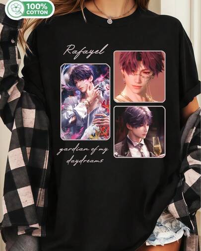 Camiseta 100% algodón del juego otome "Rafayel Love And Deepspace Guardian"