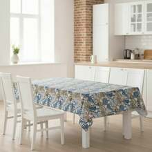 Kiva Oilcloth Tablecloth, Stain Resistant And Waterproof, Sizes From 100x140 To 300x140 Cm And Round 140 Cm - Stylish And Durable Oilcloth Tablecloth, Easy To Clean - Available In 11 Designs - 選項 4 - 查看 2