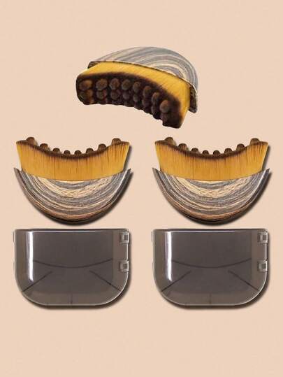 2pcs Lymphatic Drainage Massage Brush For Face And Body, Ergonomic Design To Contour Face And Jawline, Reduce Swelling And Fatigue