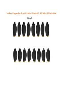 16Pcs Lightweight Propellers, Low-Noise Replacement Blades, Spare Propeller Accessories Compatible With Mini 2 / Mini 2 SE / Mini SE / Mini 4K Drone, Quadcopter Replacement Parts (Drone Not Included) - View 7